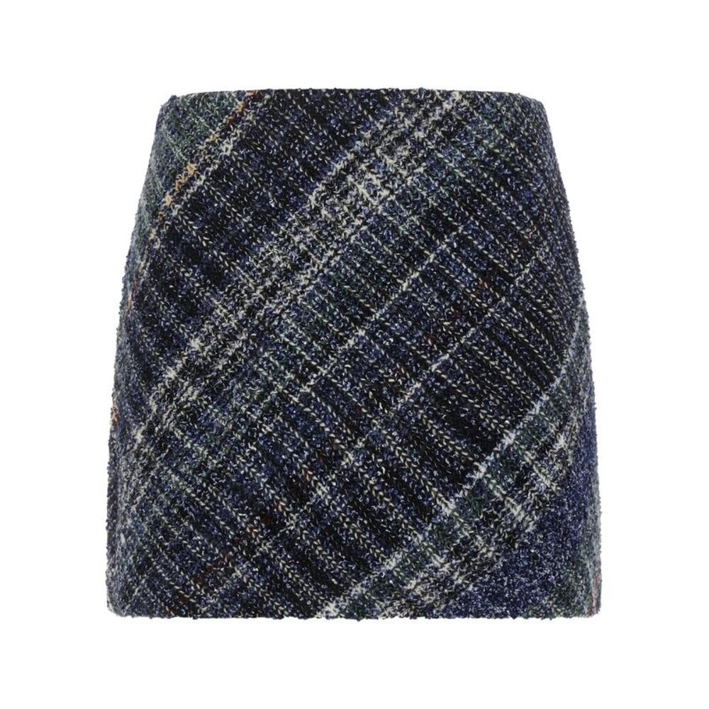 Missoni Blue Wool Long Women's Skirt